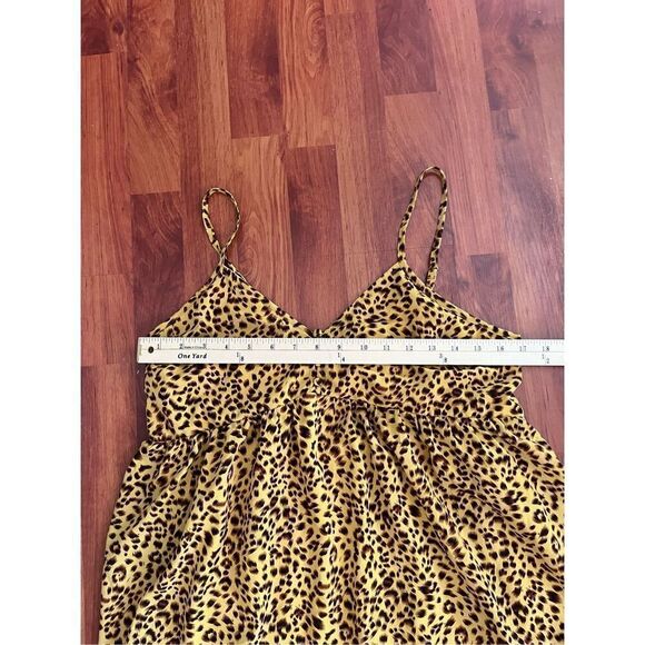 NWOT. New In Honey Black Leopard Spaghetti Dress size L - Picture 11 of 11